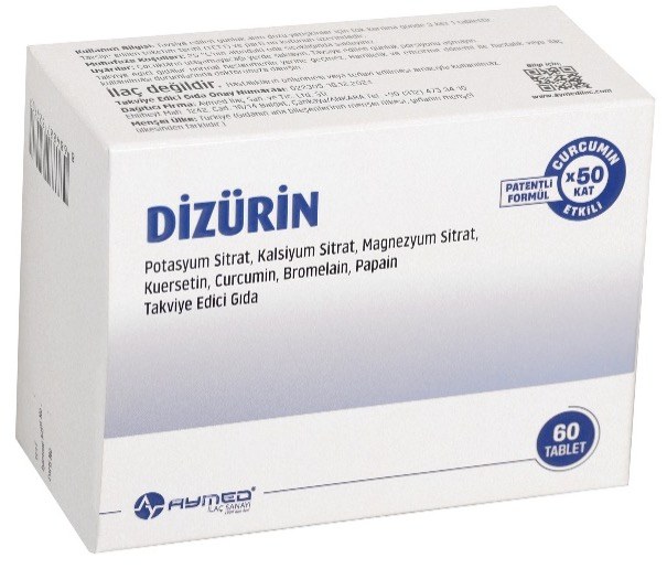 Dizürin takviye edici gıda ambalajı
